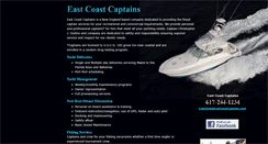 Desktop Screenshot of eastcoastcaptains.com
